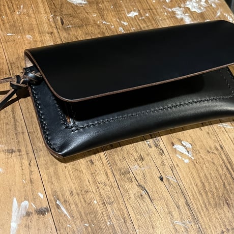 クロムエクセル長財布 Long Wallet(Chromexcel/black/Horween)Lot#370