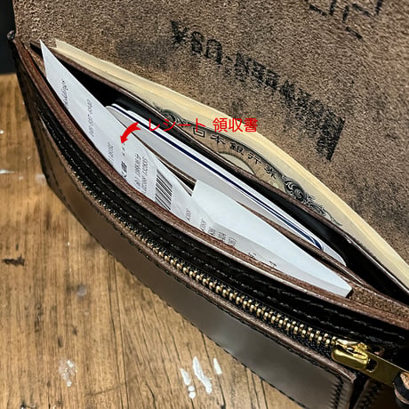 クロムエクセル長財布 Horweenスタンプ付き！(Chromexcel/black/Horween)Lot#373