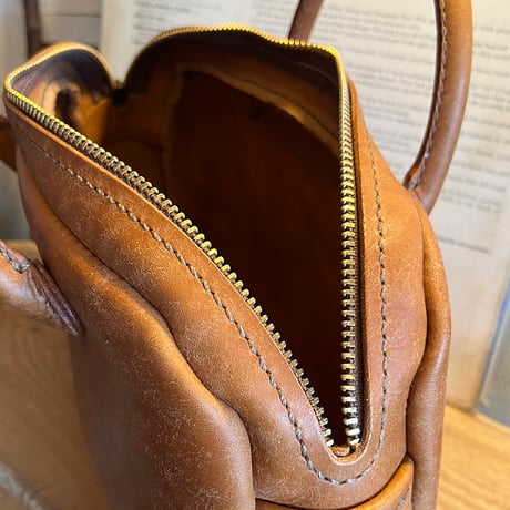 プエブロレザーバッグ　プエブロレザーハンドバッグ Handbag(Cognac/Pueblo)Lot#253