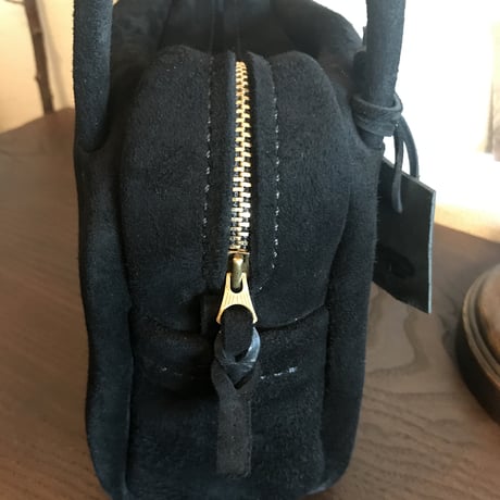 Shoulderbag (Black/suede/kudu)Lot#139 アベ様オーダー出品
