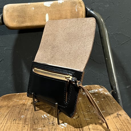 クロムエクセル長財布 Long Wallet(Chromexcel/black/Horween)Lot#384