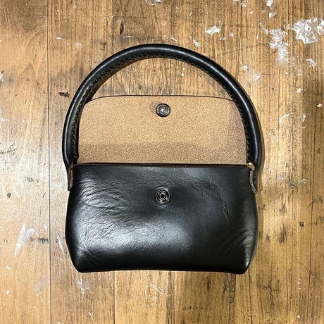 クロムエクセル ミニマルポコッシュ (Chromexcel/black/Horween)Lot#368