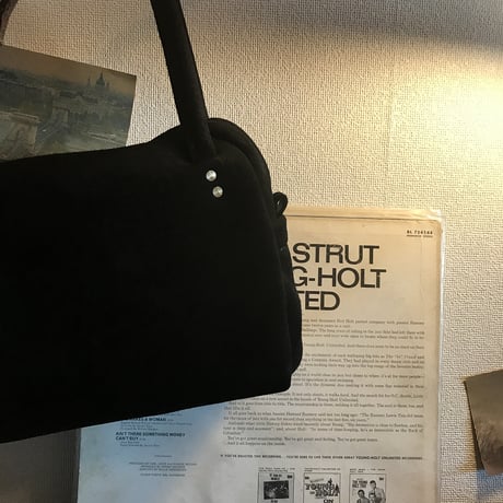Shoulderbag (Black/suede/kudu)Lot#139 アベ様オーダー出品