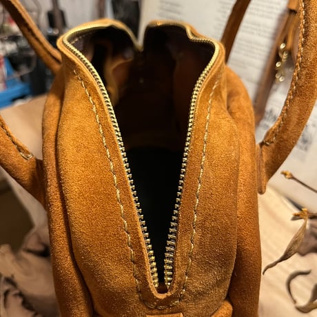 Handbag or Shoulderbag 2Way (autumn spice/suede/kudu)Lot#212 結衣様オーダー出品
