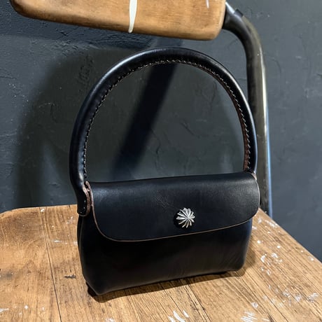クロムエクセル ミニマルポコッシュ (Chromexcel/black/Horween)Lot#367 理英子様オーダー出品