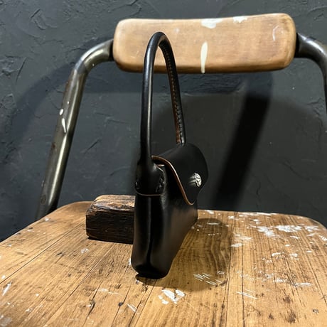 クロムエクセル ミニマルポコッシュ (Chromexcel/black/Horween)Lot#368