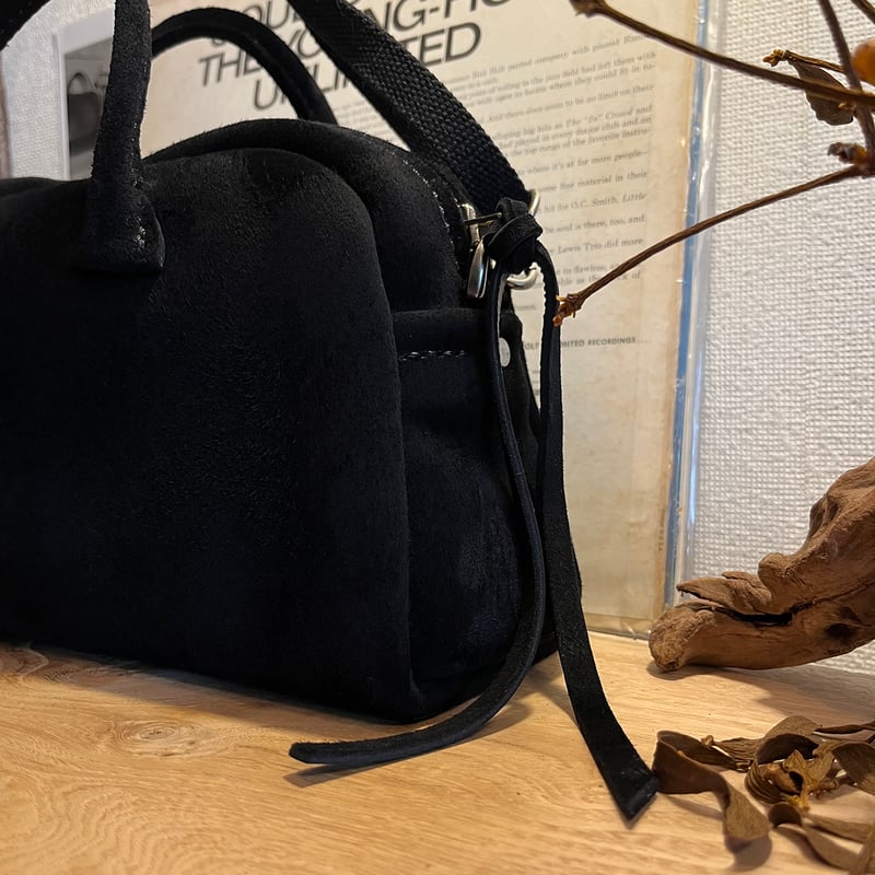 kudu革2wayバッグ kudu革スエードバッグ クードゥーレザーバッグ