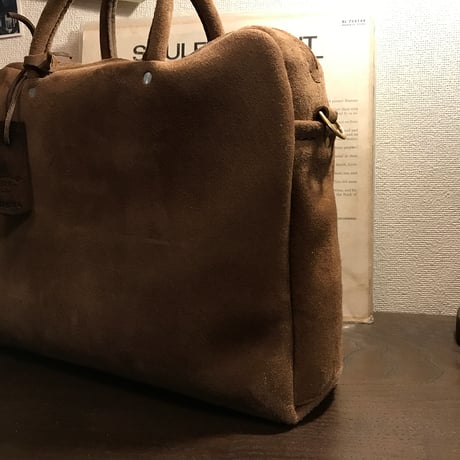 Handbag Square(kudu/stone/suede)#156/Oder