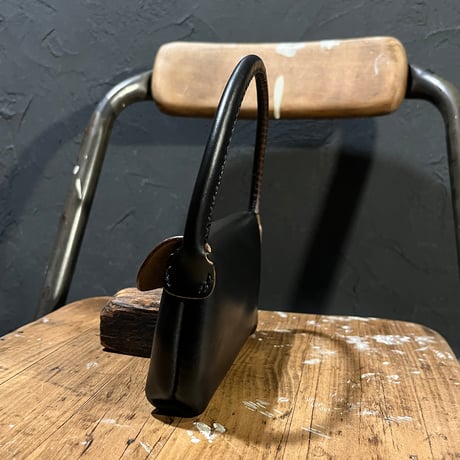 クロムエクセル ミニマルポコッシュ (Chromexcel/black/Horween)Lot#368
