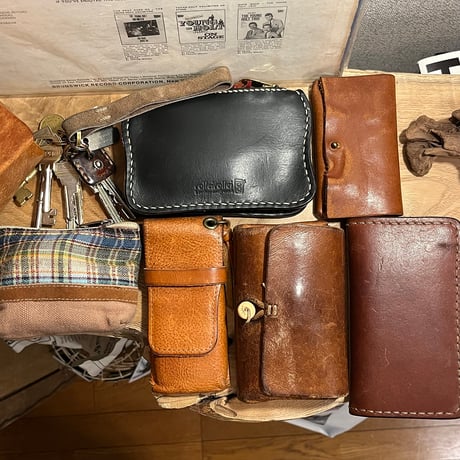 ミディアムバッグ　ミディアムショルダーバッグ　本革ハンドバッグ　プエブロレザーバッグ　Shoulderbag medium(Cognac/pueblo)Lot#254