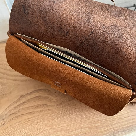 kudu革長財布　Long Wallet (autumn spice/suede/kudu)Lot#318/Lot#352set