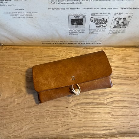 アコーディオン財布　プエブロレザー財布　ジャバラ財布／Lot#207