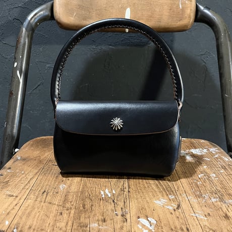 クロムエクセル ミニマルポコッシュ (Chromexcel/black/Horween)Lot#367 理英子様オーダー出品