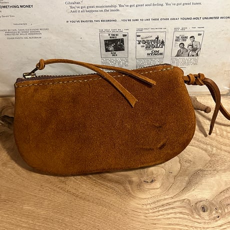 Landscape pouch (kudu/suede/Autumn spice)#228理英子様オーダー出品