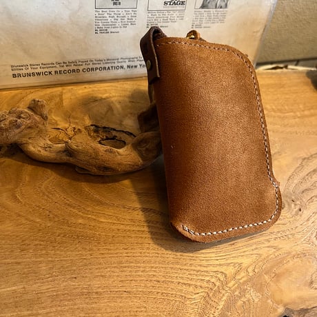スマートキーケース(autumn spice/suede/kudu)Lot#307 小野様オーダー出品