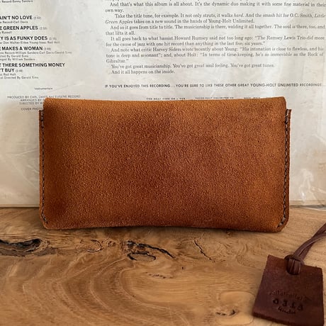 kudu革長財布　Long Wallet (autumn spice/suede/kudu)Lot#318/Lot#352set