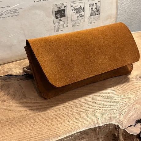 kudu革長財布　Long Wallet (autumn spice/suede/kudu)Lot#264