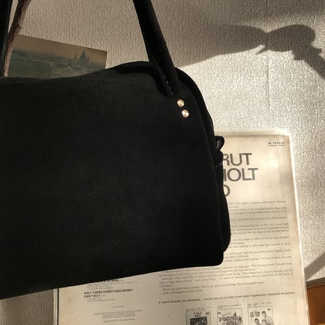 Shoulderbag (Black/suede/kudu)Lot#142 ハルカ様オーダー出品