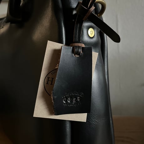 クロムエクセルレザーバッグ Shoulderbag / Handbag (Black/Chromexcel)Lot#322