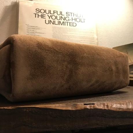Handbag Square(kudu/stone/suede)#156/Oder