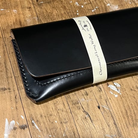 クロムエクセル長財布 Long Wallet(Chromexcel/black/Horween)Lot#384
