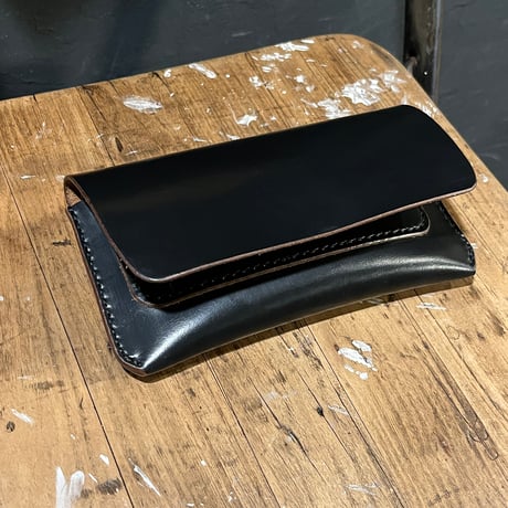 クロムエクセル長財布 Horweenスタンプ付き！(Chromexcel/black/Horween)Lot#319
