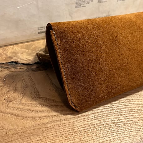 kudu革長財布　Long Wallet (autumn spice/suede/kudu)Lot#264