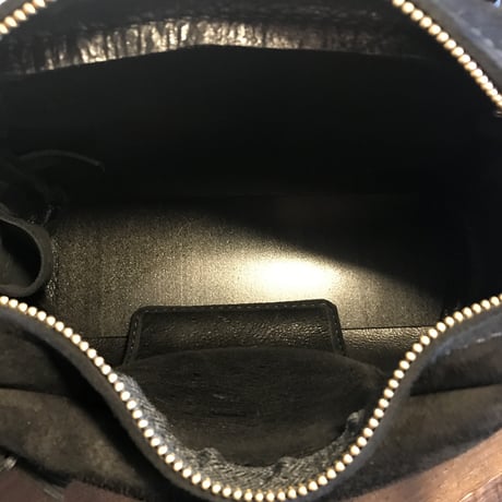 Shoulderbag (Black/suede/kudu)Lot#139 アベ様オーダー出品