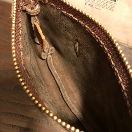 middle pouch (kudu/suede/stone)#158/Oder