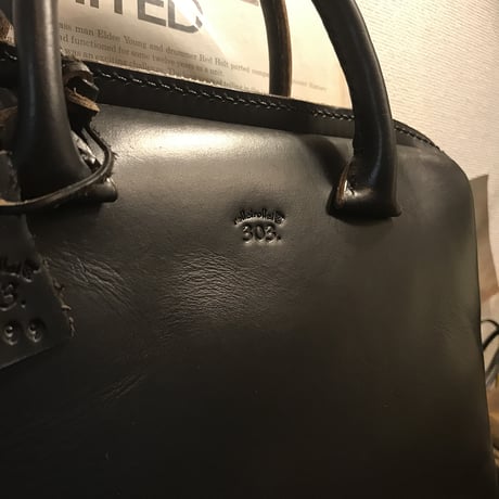 Handbag 303.(Black/Chromexcel)Lot#099