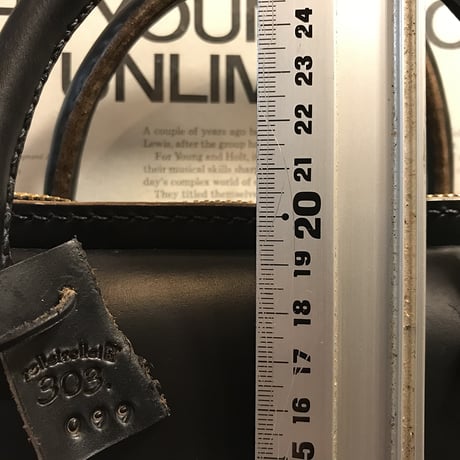 Handbag 303.(Black/Chromexcel)Lot#099