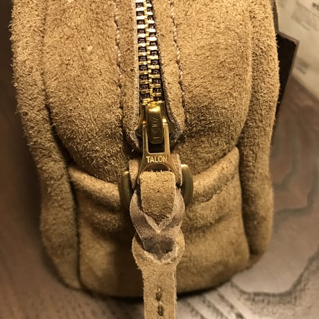 Handbag 303. mini 2Way (stone/suede/kudu)Lot#150