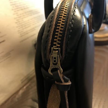 Shoulderbag 303. (Black/Chromexcel)Lot#113