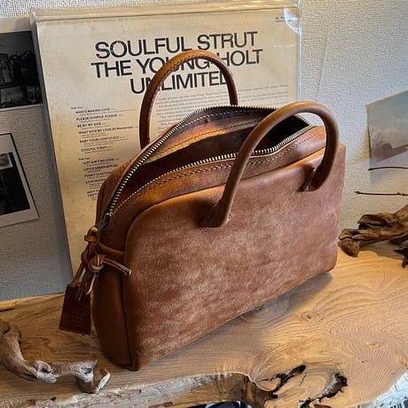 プエブロレザーバッグ　プエブロレザーハンドバッグ Handbag(Cognac/Pueblo)Lot#253