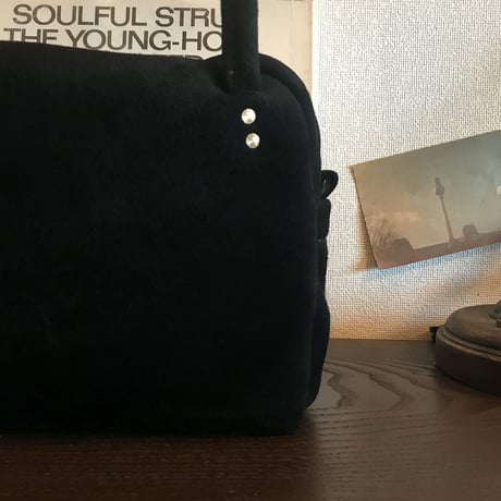 Shoulderbag (Black/suede/kudu)Lot#139 アベ様オーダー出品
