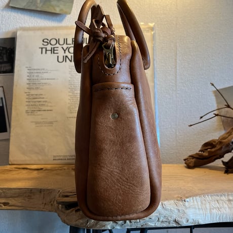 プエブロレザーバッグ　プエブロレザーハンドバッグ Handbag(Cognac/Pueblo)Lot#253