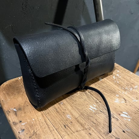 クラッチケース(kudu/black)Lot#366 田中様オーダー出品