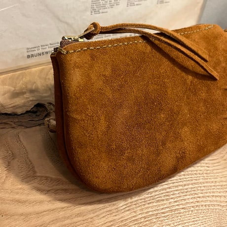 Landscape pouch (kudu/suede/Autumn spice)#228理英子様オーダー出品