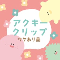 アクキー・クリップ訳あり品