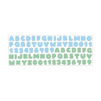 37 英字シール2023ブルー・グリーン