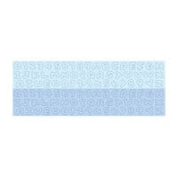 24　大サイズアルファベット数字ブルー系