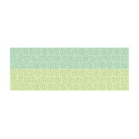 24　大サイズアルファベット数字グリーン系