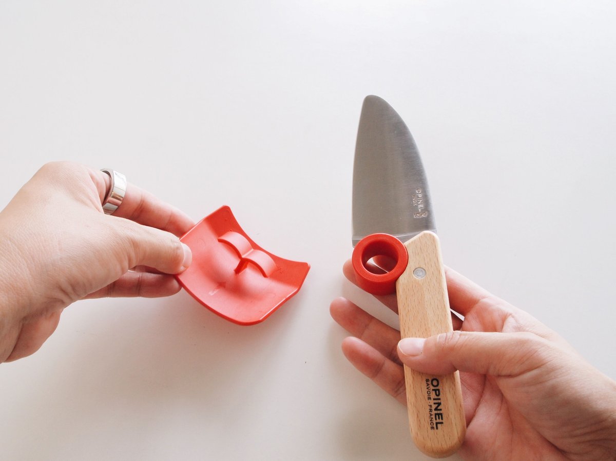 OPINEL オピネル キッズ ステンレス シェフナイフ プチシェフ ピーラー付