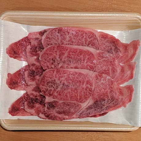しみず 焼肉セット (田村牛カタ芯＆厚切りサーロインステーキ)