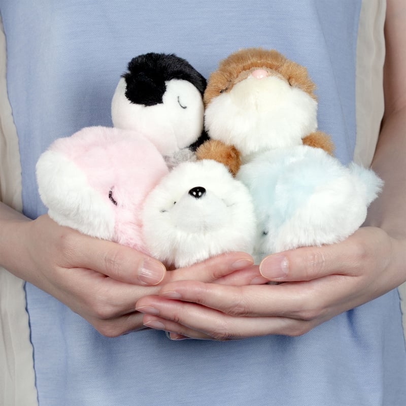 すやすやてのひらBABYイルカ ピンク | AUC ONLINE SHOP