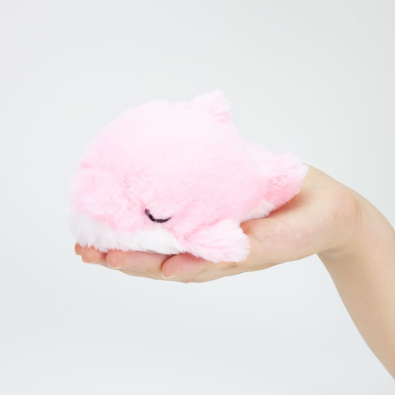 すやすやてのひらBABYイルカ ピンク | AUC ONLINE SHOP