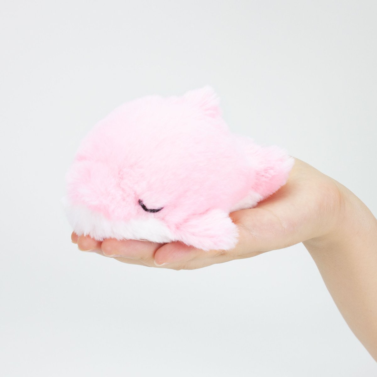 すやすやてのひらBABYイルカ ピンク | AUC ONLINE SHOP