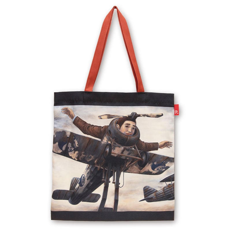 石田徹也《飛べなくなった人》 トートバッグ (品番:72177) | AUC