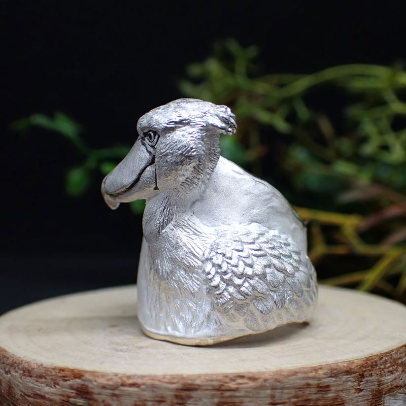 佇むハシビロコウリング(white) | EmiriA online shop