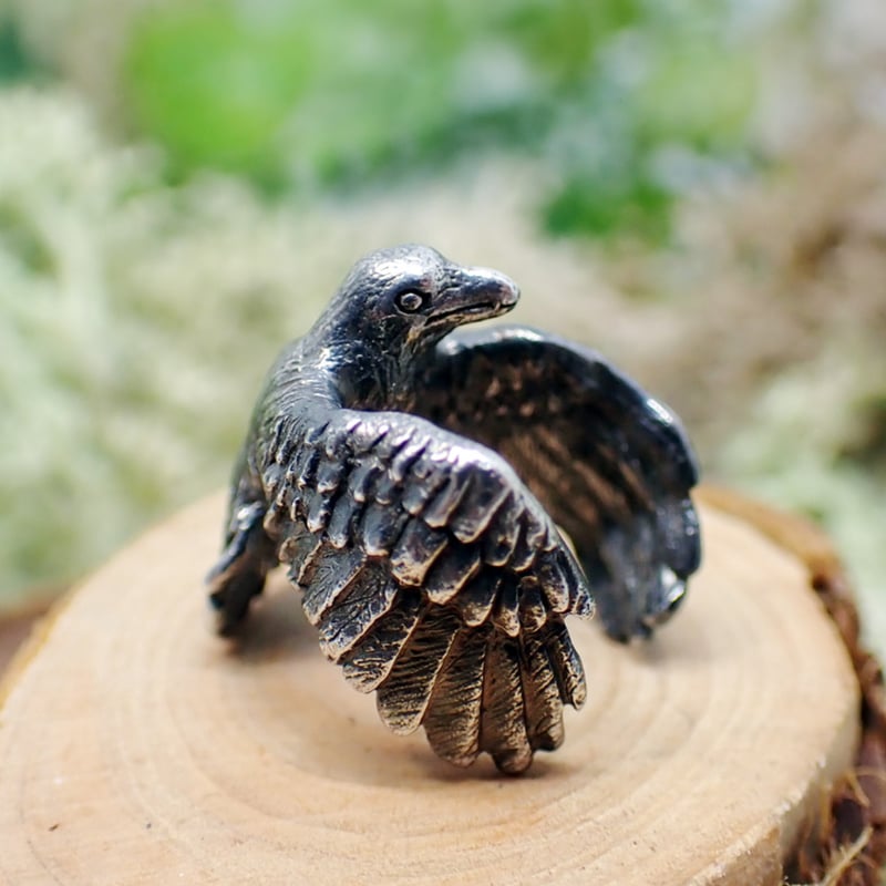ツンデレカラスのイヤーカフ | EmiriA online shop